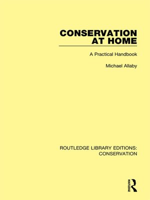 cover image of Conservation at Home